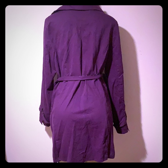 Polka dot button down coat💋 - Picture 7 of 8